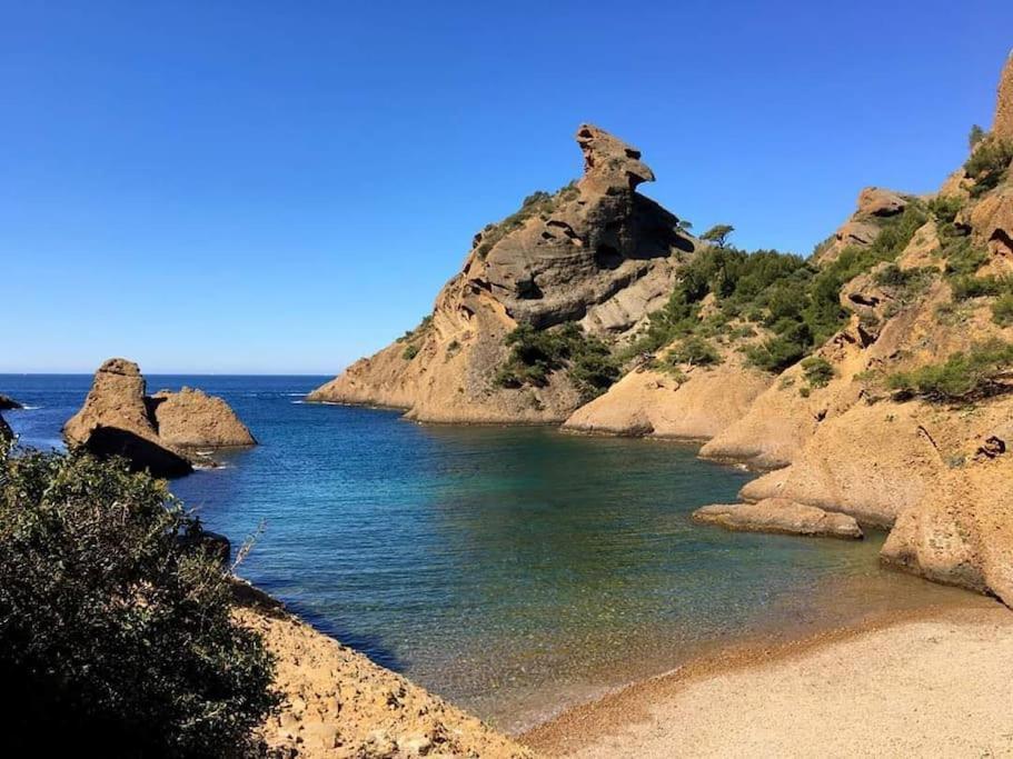 Studio 28M2 Climatise,Wifi, Proche Des Calanques,Plages La Ciotat Bagian luar foto